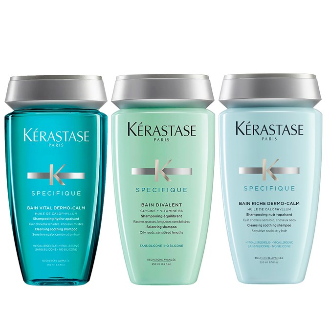 Kérastase Specifique Bain Vital Dermo-Calm
, Kérastase Specifique Bain Divalent , Kérastase Specifique Bain Riche Dermo-Calm