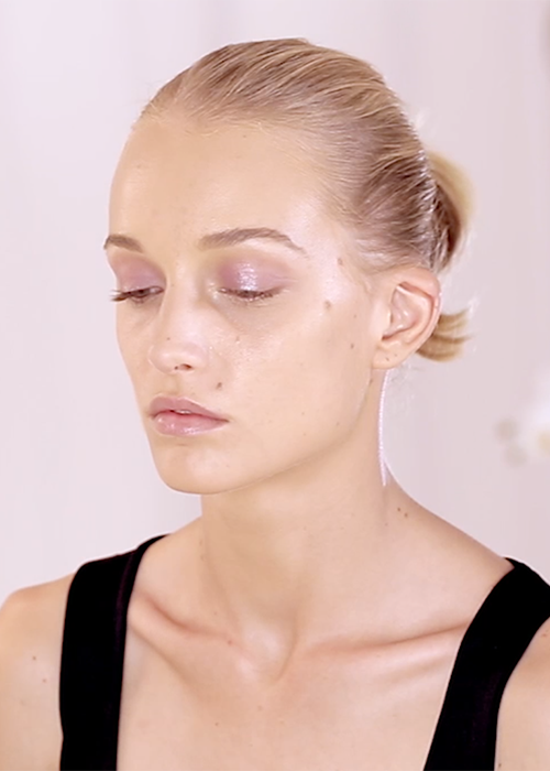 Add shimmer to lids