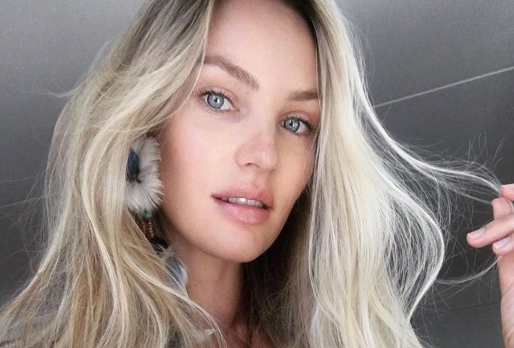 Candice Swaneopol's beachy hair trick