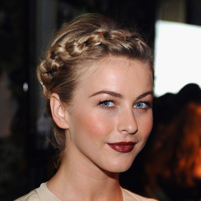 Julianne Hough braided crown