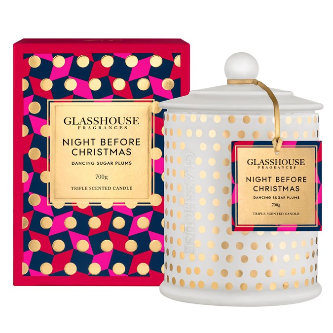 Glasshouse Night Before Christmas Candle