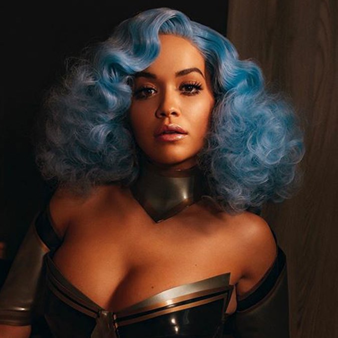 Blue Hair Colour Ideas - Rita Ora