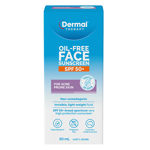 Dermal Therapy Oil-Free Face Sunscreen SPF 50+