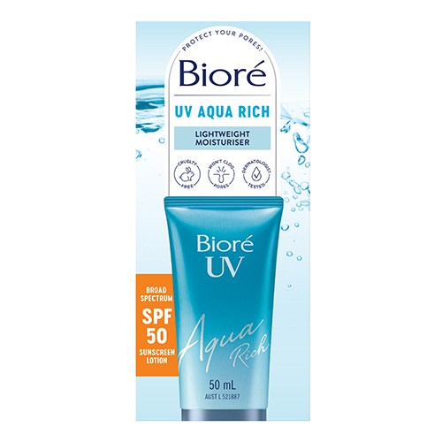 Bioré UV Aqua Rich Lightweight Moisturiser SPF 50